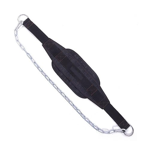 BESPORTBLE Men Pull up Weight Lifting Belt Dipping Belt Chain Heavy Duty Clip Strength Training Endurance