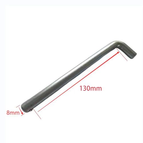 Weight Stack Pin Weight Machine Pin Replacement Weight Loading Pin Stainless Steel Secure Locking L Shaped Handle Suitable for Home Gym Fitness Studio - size: 8mmx130mm