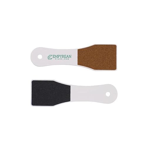 Empyrean Mini Square Grinder Foot File | Foot Scraper | Made in USA | Black 080/100 Gold Grit | Callus Remover | Disinfectable Washable Reusable | 1 Piece