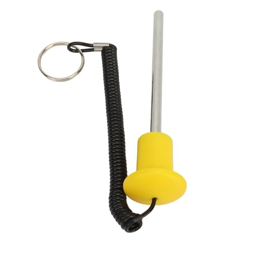 8mm Diameter Gym Weight Stack Pin, Automatic Drop Set Pins, Magnetic Weight Pin with Lanyard, Exercise Equipment Accessory