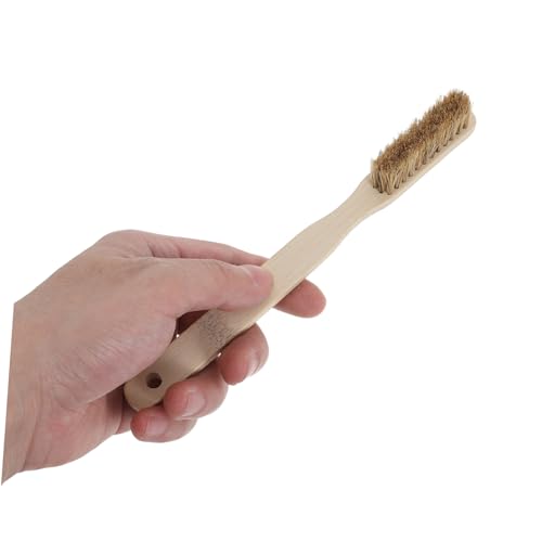 VOSAREA Rock Climbing Brush for Bouldering and Outdoor Climbing with Powerful Scrubbing Wood Handle and Natural Bristles, Portable Cleaning Tool for Chalk and Hold Maintenance