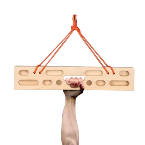 Rock Climbing Board Multi-Grip Heavy Duty | Rock Climbing Pull Up Bar Grip Trainer for Climbers Beginner Men Women Home Gym Indoor Fitness Workout