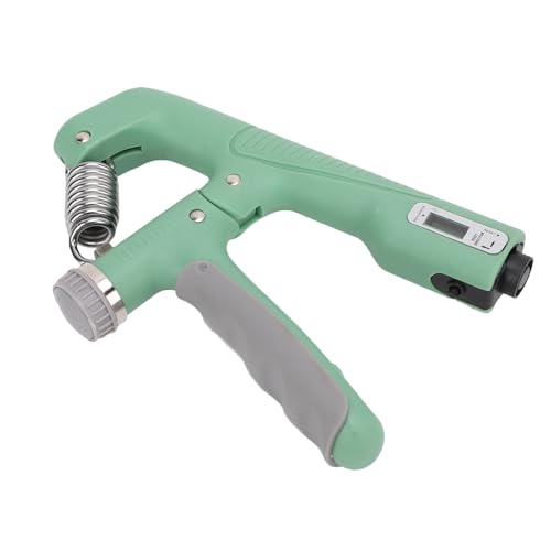 RiToEasysports Hand Grip Strengthener, Adjustable 10 to 100kg Resistance with Digital Counter for Muscle Recovery, Hand Strength Training, Rock Climbing, Tennis - color: Green