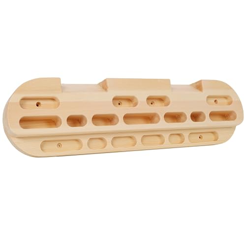 Wooden Rock Climbing Hangboard Rock Climbing Fingerboard Rock Climbing Training Climbing Board Trainer for Strengthen Fingers and Grip - color: 1*PC
