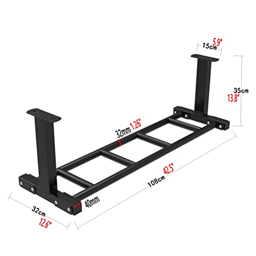 Wall Mounted Pull Up Bar, Heavy Duty Ceiling Clim e, Home Gym Multifunctional Strength Training Fitness Equipment, Load 300kg