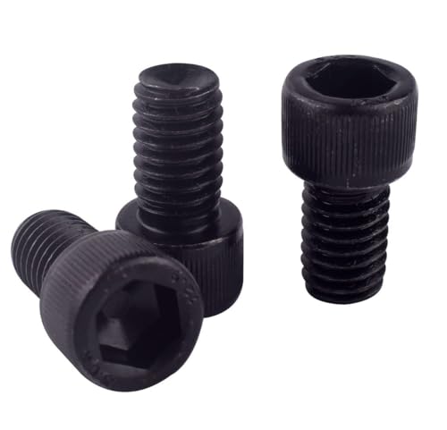 10Pcs 5/16-18 x 1/2" Socket Head Cap Screws Bolts, 12.9 Grade Alloy Steel Black Oxide Finish, Allen Hex Drive, UNC Coarse Full Thread - size: 5/16-18 x 1/2" (10PCS)