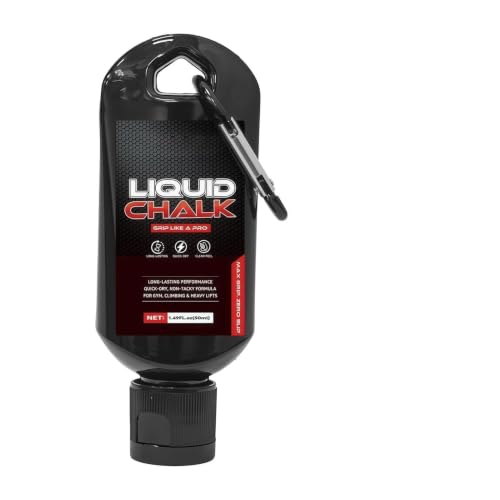Liquid Gym Chalk 50ml Lifting Grip Support | Rock Climbing Chalk for Men Women Powerlifters Weightlifters Athletes Gymnasts Trainers Competitors Gym Studio Bouldering