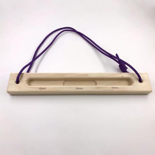Yiju Climbing Training Workouts Climbers Finger Strength with Rope Portable Compact Hang Hold - color: 15mm 20mm 15mm