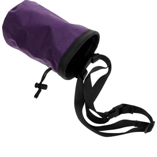 Ipetboom Outdoor Climbing Chalk Bag with Large Capacity for Rock Climbing and Bouldering Ergonomic Design Oxford Cloth and Fleece Material