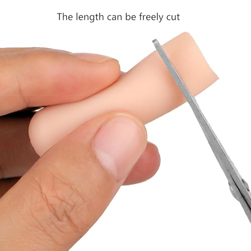 1pair High Elasticities Finger Guard Reusable Finger Protecting Sleeves for Extended Wear Comfortable