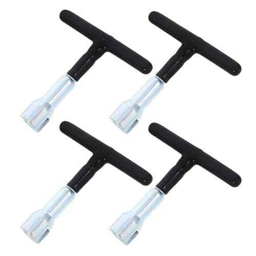 Abaodam 4pcs Wing Nut Driver Tool for Manual Hook Bolt Installation with T-handle, Portable Eye Screw Wing Nut Driver Set for Home and Workshop Use