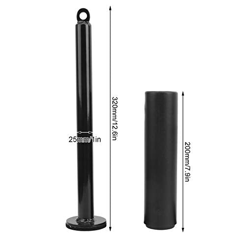 Barbell Loading Pin, Weight Lifting Loading Pin, Steel Barbell Plate Support Rod with Sponge Base for Forearm Wrist Training, DIY Fitness Equipment Accessory for