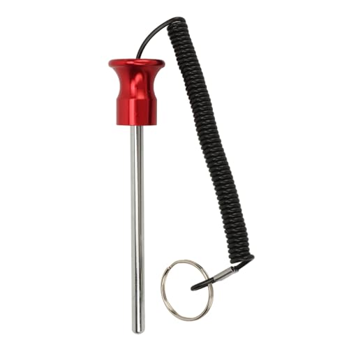 Weight Machine Pin Magnetic, Weight Stack Selector Pin with Pull Rope 8x125mm, for Commercial Gym or Home Health Grade Steel Heavy Duty Gym Accessories (2) - size: 2