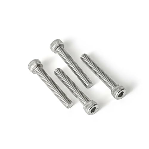 M6 x 20mm (30 Pack) Socket Head Cap Screws Bolts, 304 Stainless Steel 18-8, Allen Socket Drive, Full Thread, Bright Finish