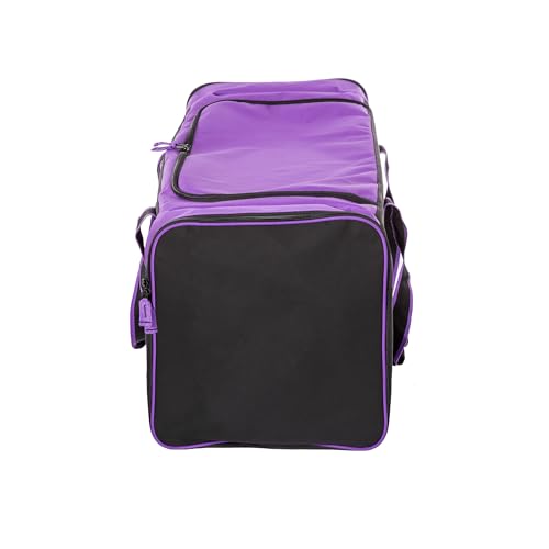 Jetstream Heavy Duty Multi Pocket Durable Sports Gym Equipment Travel Duffel Bag - color: XL 36" Purple, size: 36IN