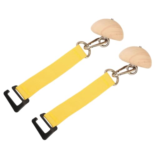 RiToEasysports Pull Up Balls, 3.74in Upper Half Sphere Hold Grips with Beech Wood Iron Imitation Nylon, for Rock Climbing Strength Training Grip