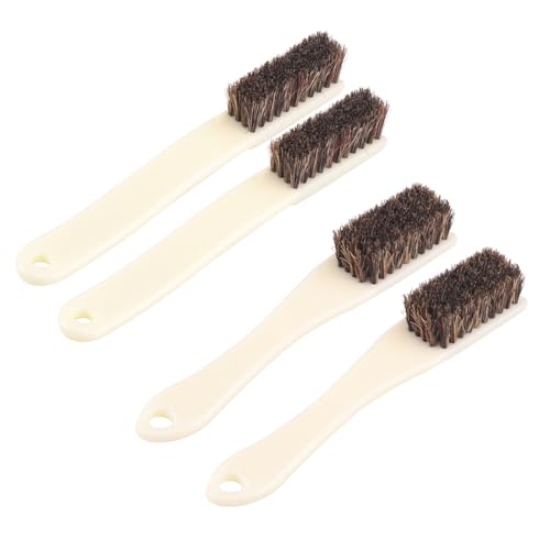 2pcs Long Handle Firm Bouldering Brush Bouldering Brush with Thick Hairs Bristles Tool Firm - color: Brown Small