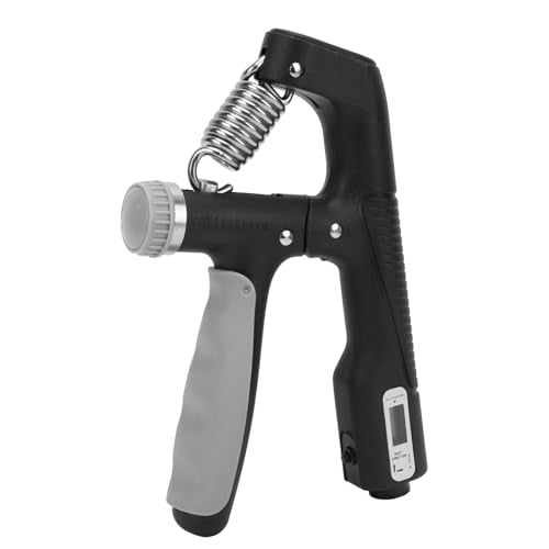 RiToEasysports Hand Grip Strengthener, Adjustable 10 to 100kg Resistance with Digital Counter for Muscle Recovery, Hand Strength Training, Rock Climbing, Tennis - color: Black