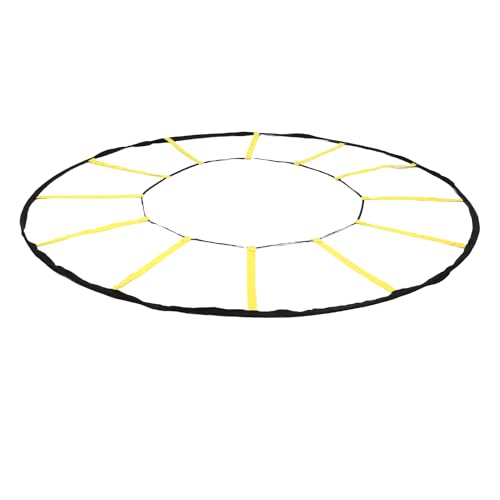 Circular Training Ladder - 12 Rungs Nylon Speed and Trainer for SoccerBasketball & Football