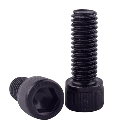10Pcs 3/8-16 x 3/4" Socket Head Cap Screws Bolts, 12.9 Grade Alloy Steel Black Oxide Finish, Allen Hex Drive, UNC Coarse Full Thread - size: 3/8-16 x 3/4" (10PCS)