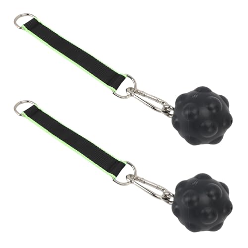 RiToEasysports Pull Up Ball Grips, TPE Climbing Training Ball with Stainless Steel for Strength Workout, Gym Home Exercise - color: Grey
