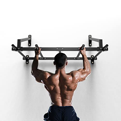 Wall-Mounted Pull-Up Bars/Climbing Frames, Home Gym Corridor Steel Exercise Bars, Multifunctional Strength Training Equipment