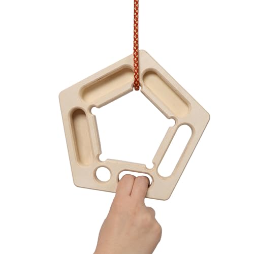 Climbing Hangboard Rock Climbing Training,Rock Climbing Fingerboard, Wooden Climbing Board Trainer for Strengthen Fingers and Grip - style: Style03