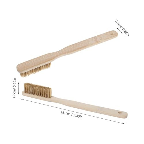 Abaodam Bouldering and Natural Bristles Climbing Hold Cleaner Climbing Brush with with Long Wooden Handle Wooden Handle Natural Bristles Rapid Drying Mountaineering Cleaning Tool Rapid