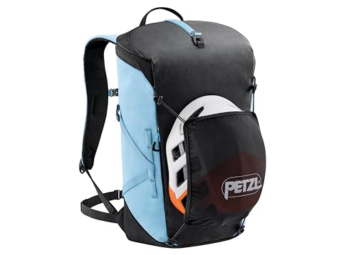 PETZL BUG Rock Climbing Backpack | For Single-Day Multi-Pitch Climbing - color: Smoked Blue