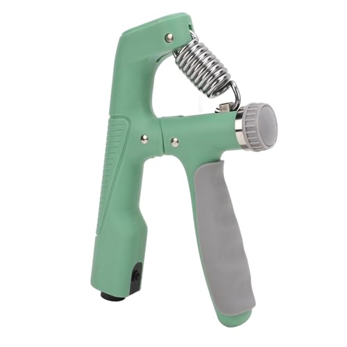RiToEasysports Hand Grip Strengthener, Adjustable 10 to 100kg Resistance with Digital Counter for Muscle Recovery, Hand Strength Training, Rock Climbing, Tennis - color: Green