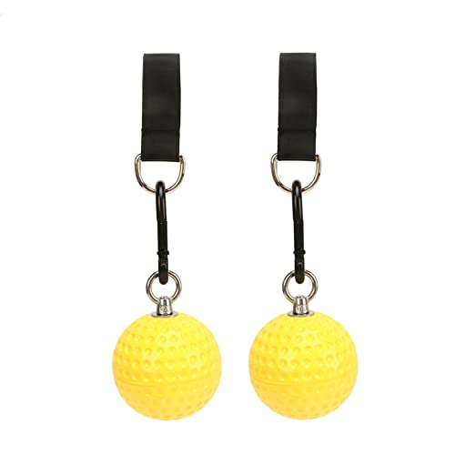 Pull Up Ball Grip with Strap, Non - Slip Climbing Ball Handles for Strength Training, Multi - Functional Suspension Grip with Stainless Steel Hooks for Pull Up Bar, Door Frame or R