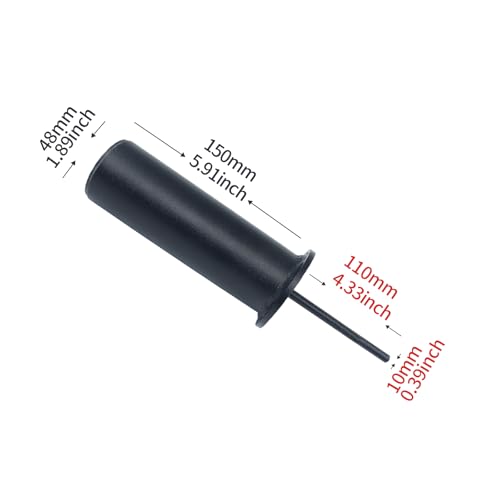 Weight Stack Pin with Spring Clip Collar Weight Stack Extender Pin | Includes a counter weight pin and a spring ring - size: Dia:10mm Length: 110mm