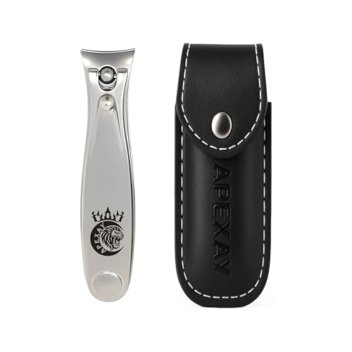 Made in Solingen, Germany - APEXAY Premium Professional Nail Clipper for Men & Women, Ultra Sharp Heavy Duty Surgical Stainless Steel, Maximum Durability (Small) - size: Small