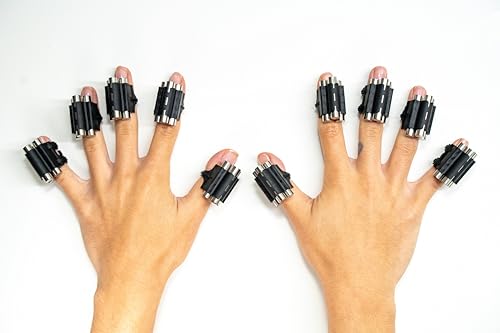 G2 Hand Exerciser – Adjustable Finger Strengthener for Musicians, Athletes & Rehab - size: 10-Set