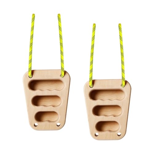 2 Pieces Wood Hangboard Rock Climbing Holds for Doorway Athletes Outdoor