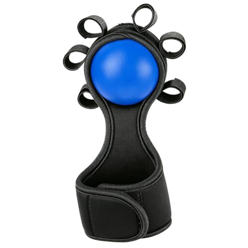 Grip Strength Ball Finger Muscle Trainer Tool | Finger Strengthening Tool for Workout Outdoor Weightlifting Rock Climbing Home Fitness Gym Office - color: Blue