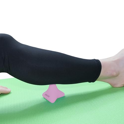 Manual Trigger Point Massage Tool Small Massager Ball 3″×2.6″ Purple | For Deep Tissue Myofascial Release Physical Therapy Plantar Fasciitis Pain Relief Muscle Knot Psoas Hip Flexor Iliacus - color: Purple