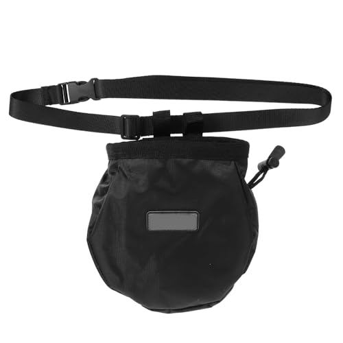 Kisangel Powder Bag Large Capacity with Oxford Cloth and Polar Fleece Material Chalk Bag Prevents Chalk Overflow, Portable Outdoor Climbing Gear for Bouldering and Climbing