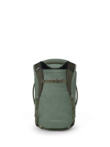 Osprey Transporter Lightweight Travel Duffel Bag - Extra Large Water Resistant Durable Gear Bag for Men and Women - color: Pine Leaf/Earl Grey, style: 40l