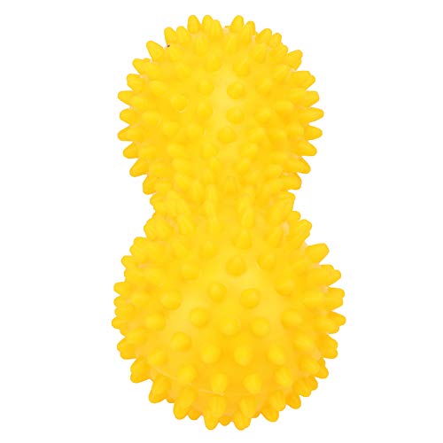 aqxreight , Spiky Fascia Relaxation for Fitness, High Density PVC Relief Tool with Strong Spikes, Plantar Foot & Full Body - color: Yellow
