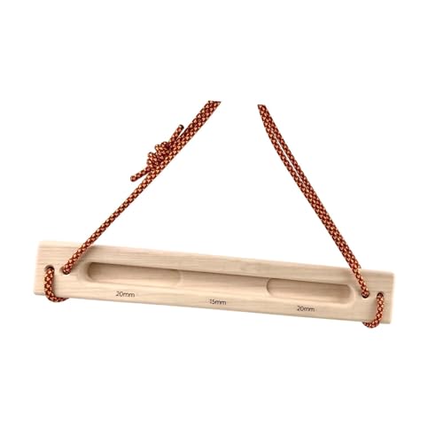 Yiju Climbing Training Workouts Climbers Finger Strength with Rope Portable Compact Hang Hold - color: 20mm 15mm 20mm