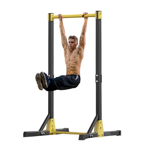 Pull Up Bar Stand,Freestanding Pull-up Bar，Free Standing Pull Up Bar for Home Gym, Pull Up Stand Station 400LBS with 11 Gears Adjustment