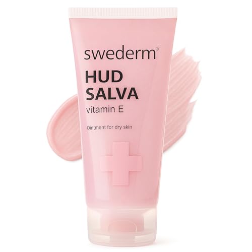 swederm Hudsalva Skin Moisturizer with Vitamin E, Shea Butter, 3,38 fl oz | dry skin remedy, glycerin, shea butter, allantoin, elbows, cracked heels, Scandinavian quality, travel essentials - size: 3.37 Fl Oz (Pack of 1)