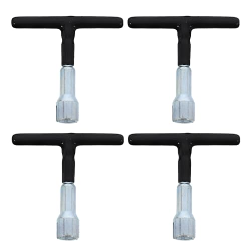Homoyoyo 4pcs Manual Wing Nut Driver for Heavy Duty Hanger Bolt Installation, T Handle Screw Hook Fastening Tool for Eye Screws and Hooks, Portable Hand Tool for Home Improvement