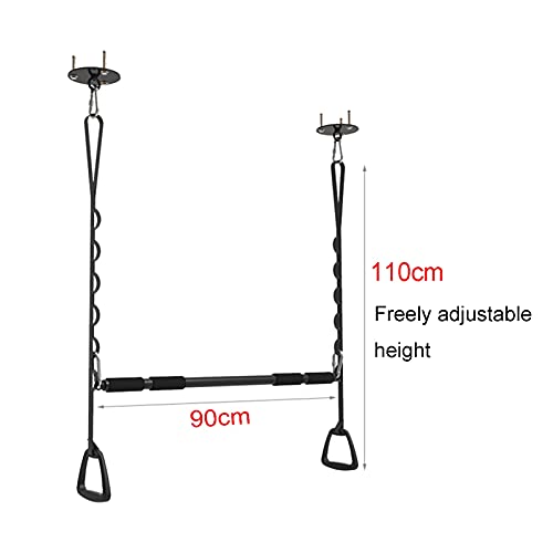 Home Indoor Pull-up Bar, Multifunctional Strength Training Aerobic Fitness Equipment, Height Adjustable, Ceiling Installation, Steady Load 300kg