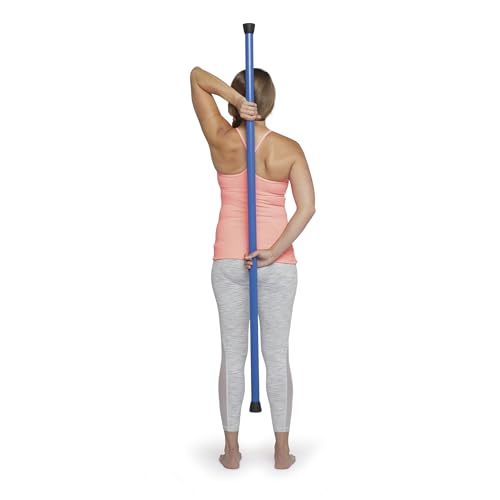 OPTP Booyah Stik by Bob & Brad – Balance & Mobility Tool, Made in the USA | Yoga stick for stretching, walking & exercise, physical therapy, Pilates, balance & mobility training, with Exercise Guide