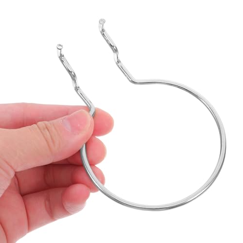 SOLUSTRE 10pcs Silver Iron Pegboard Hooks Metal Hanging Board Organizer Tool Hangers for Garage and Craft Room Storage Accessories