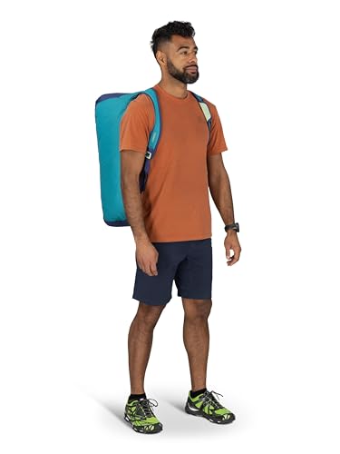 Osprey Daylite 60L Duffel Backpack - Convertible Everyday Duffel Bag for Gym, Commute, and Travel, Black