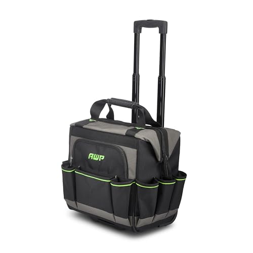 AWP Tool Bags, Premium Tool Bag, Black, Durable Tool Tote, for Professionals and Contractors - size: 14 Inch, style: Tool Bag