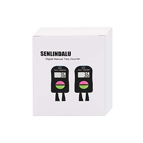 Pack of 2 Pieces, Digital Hand Tally Counter Small Golf Sports Counter, Electronic Add/Subtract Manual Clicker